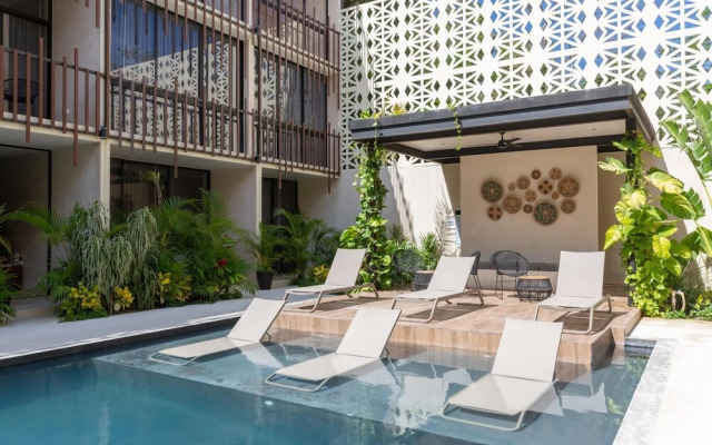 Modern Studio Breathtaking Pool GYM Fast Wifi Concierge, Tulum