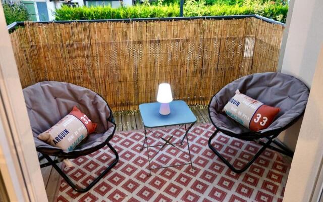 T2/Hyper centre La Teste/5 mins port et marché!