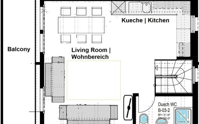 3-Schlafzimmer Chalet Eichhorn****, Saas Fee 1800m