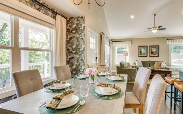 Walk to Dtwn Waynesville: Home w/ Deck!