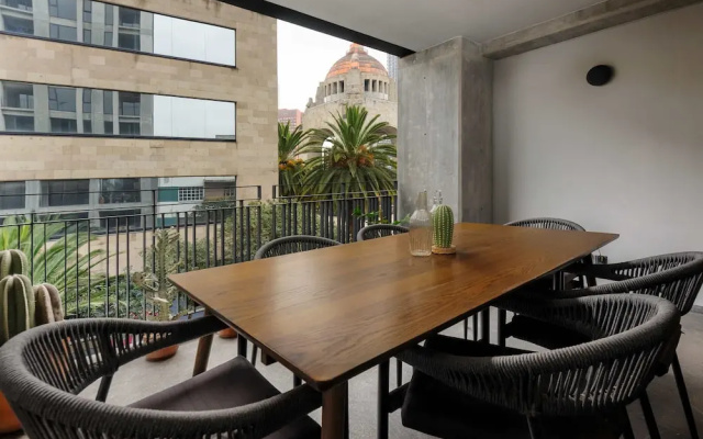 w Engaging 1BR w Terrace in Tabacalera