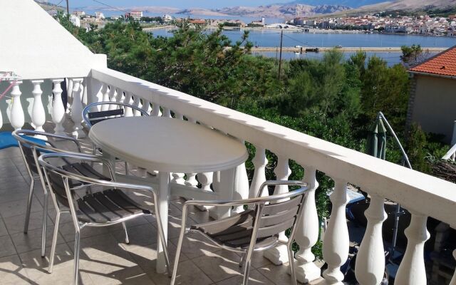 Apartment With one Bedroom in Pag, With Wonderful sea View, Enclosed G