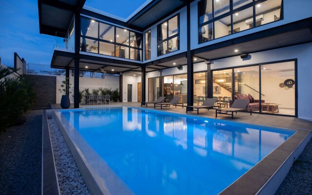 Innovative 12m Eco Pool Villa Sunset 1
