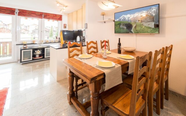 Snug Holiday Home in Grächen With Balcony, Parking and Lift