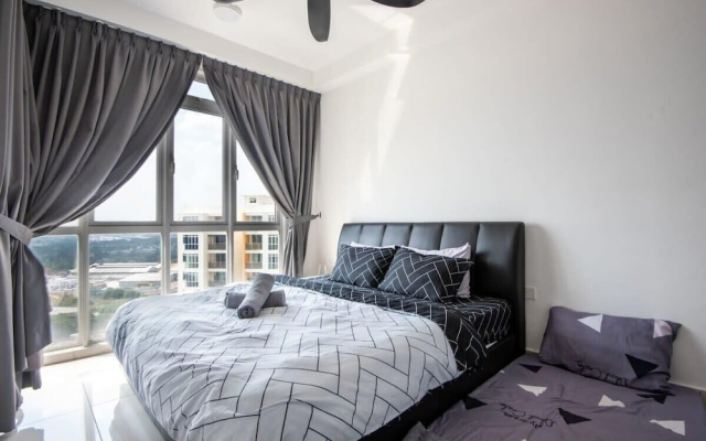 Comfy 3BR Apt @ KSL Daya Near Ikea Tebrau, Parking – Guest Rooms – Johor Bahru