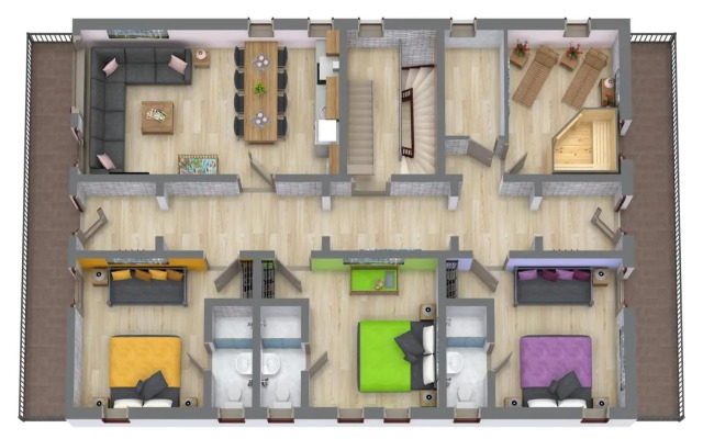 Ferienwohnung - Waldwasser mit Waldblick