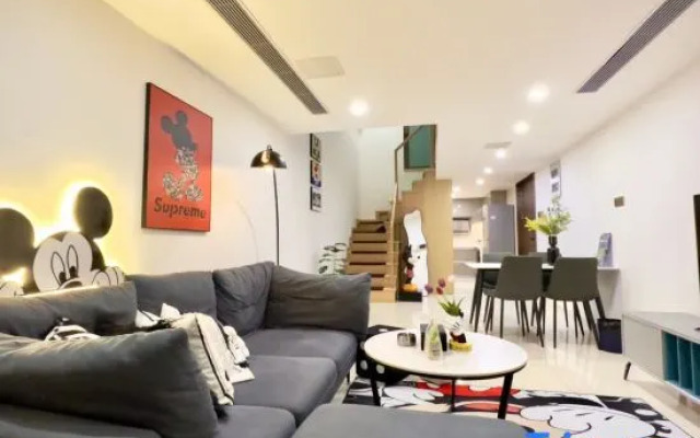 Xiamen Xiyue two-bedroom duplex suite apartment
