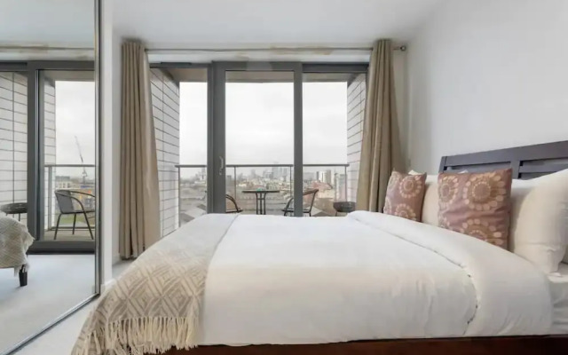Apartmentsleeps3-balcony-near Canarywharf-gym