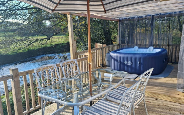 Riverside Cabin in Shropshire
