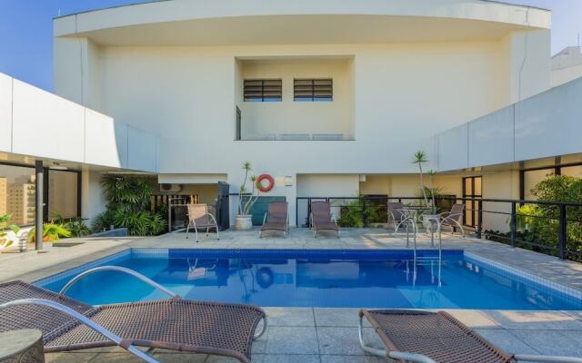 Ce1407 Flat Para até 4, Andar Alto no Jardins!