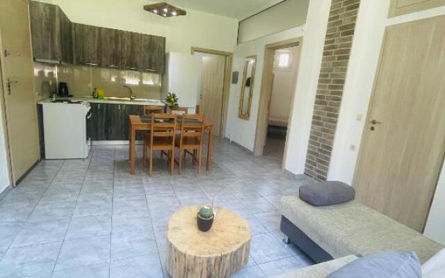 Eden apartment Paliouri with Frontyard private garden