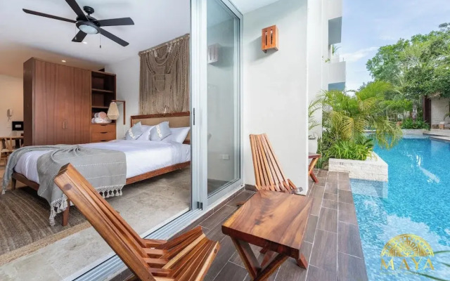 NHOA 101A Lux 2BR Pool access Aldea Zama