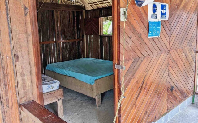 Cabins on paradise San Blas island