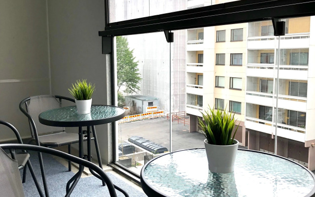 Huoneisto Tampereen paraatipaikalla. 14. kerros.