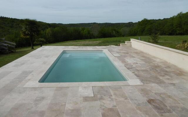 Stone holiday home in Saint Cernin de l Herm with pool