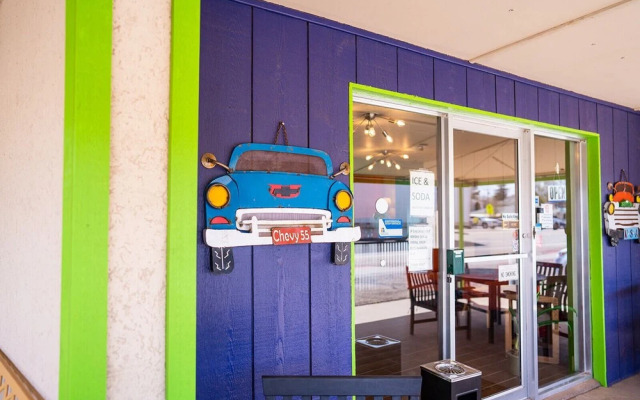 The Atomic Blue Motor-Inn