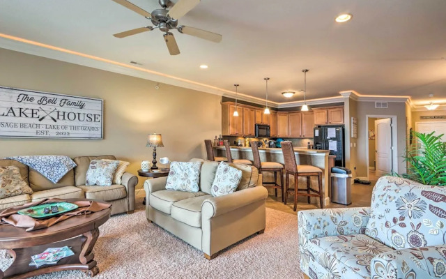 Condo With Lakefront Patio & Community Perks!
