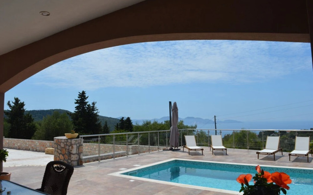 Villa Cleopatra sunset view