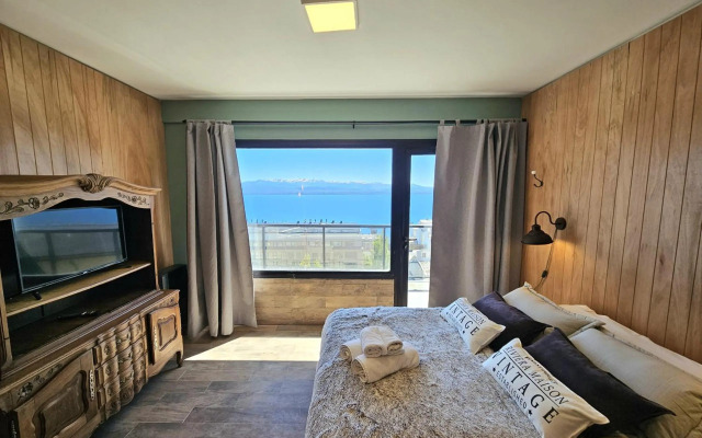 El Suizo II con vista al lago y Terraza