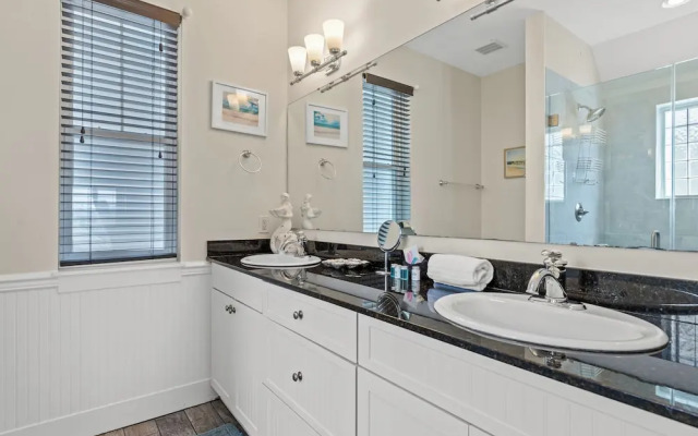Seafoam Beautiful 3BR Home With Heated Private Pool - 4 Min Walk to Beach!