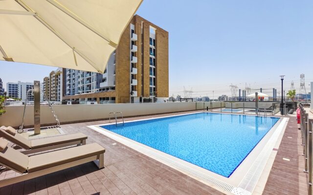 Condo With Burj Khalifa View In City