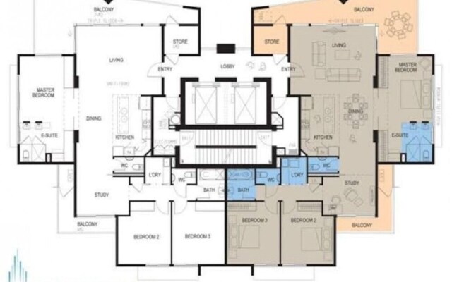 ZEN CROWN TOWERS - 3Bedroom Luxury Pad