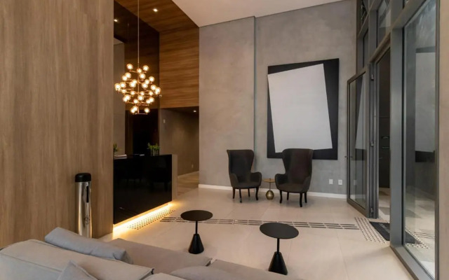 Studio de luxo mobiliado em Moema