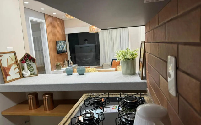 Maravilhoso apartamento 2 quartos vista mar no Ondina Apart