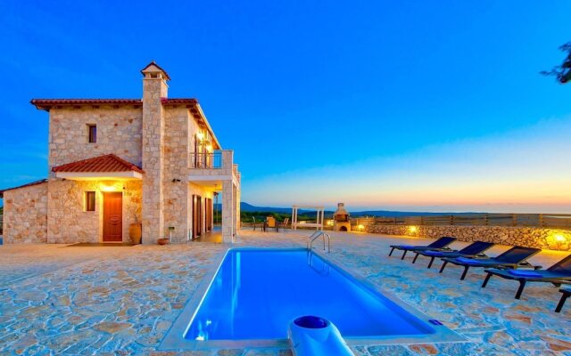 Quaint Villa in Volimes With Pool and Parasol