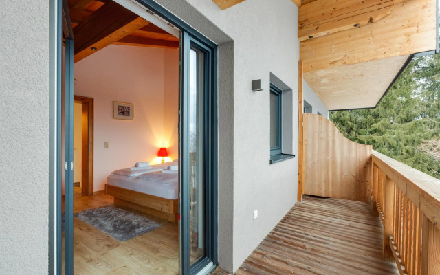 Ski in - Ski out Panoramaferienhaus Breitmoos neben Mittelstation