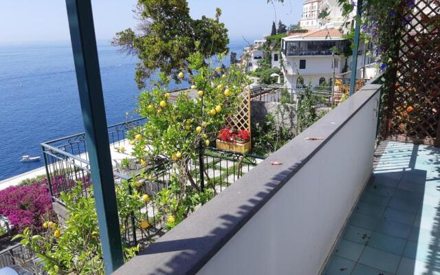 Amalfi Blue Flowers A