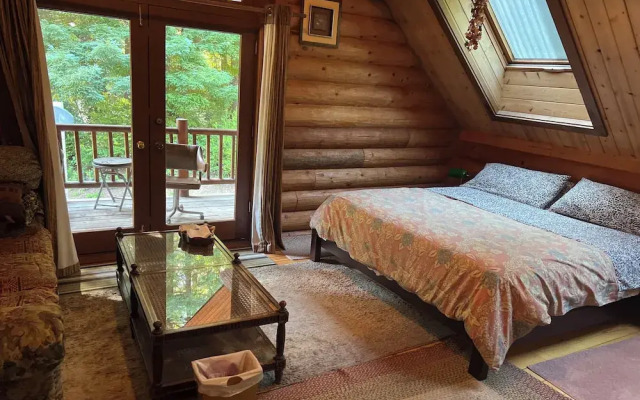 Redwood Log Cabin