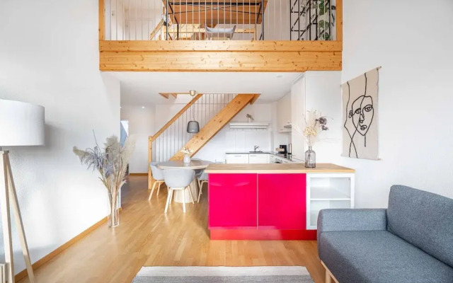 E-64 Duplex-3BDR apartment with Sky roof-Zurich West