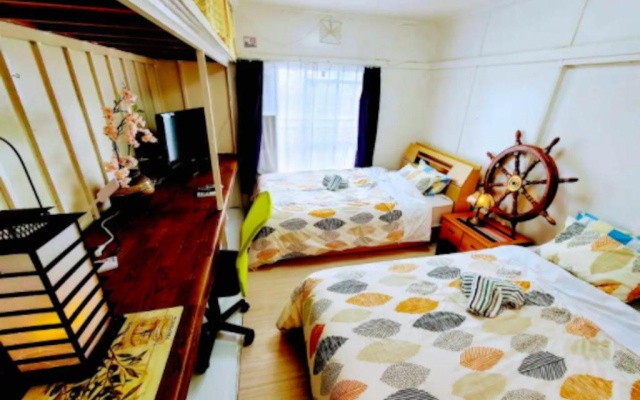 Hayakawa&2rooms&48m2&5-6pplmax&Best location&well designed 早川駅徒歩2分 釣り場まで徒歩1分 グループ滞在可能なワーケーション最適プレイス – Guest Rooms – Odawara