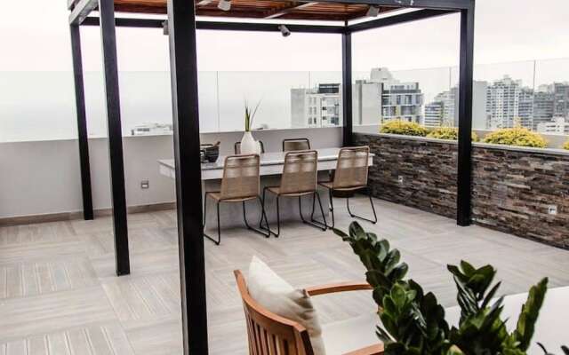 w Cozy 2BR in Luxury Building in Barranco