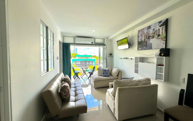 Apartamentos Amoblados en Imbanaco & Tequendama Con Aire Acondicionado Y Piscina