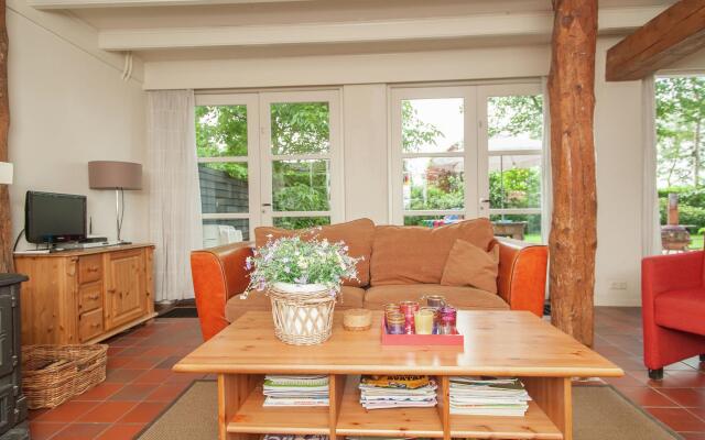 Restored back building of a farm.