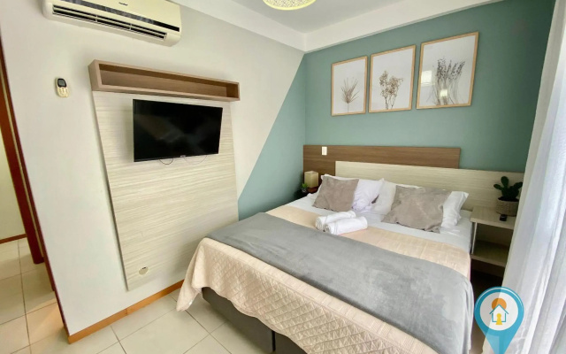 Apto 3 Quartos em Home Club com telas de Proteção