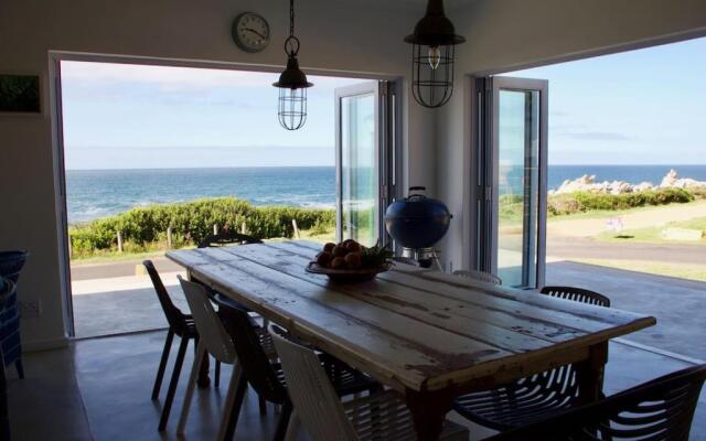 Seafront house with a view