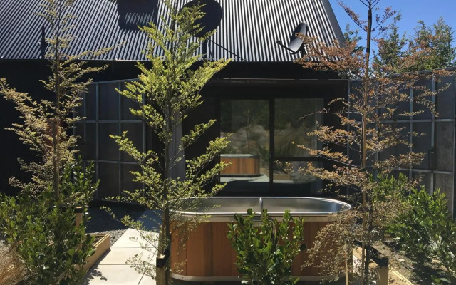 The Black House with Stunning Outdoor Bath