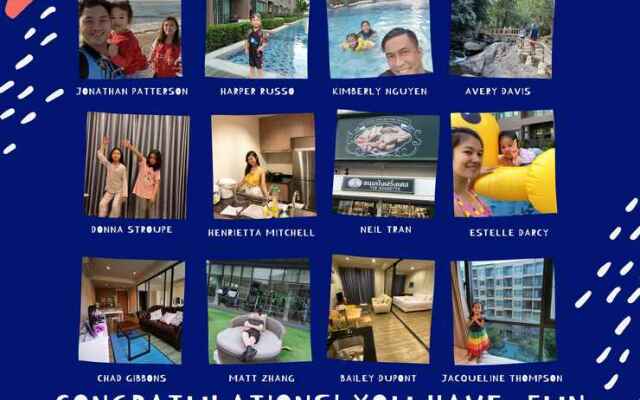 Rain Chaam Huahin by Jan Pool view เรน  หัวหิน WFH