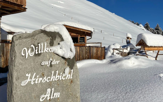 unique Hirschbichl Alm in the middle of the Zillertal mountains