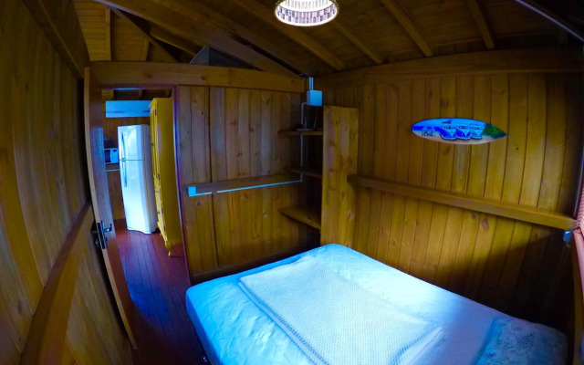 Bangalô com vista para o mar.