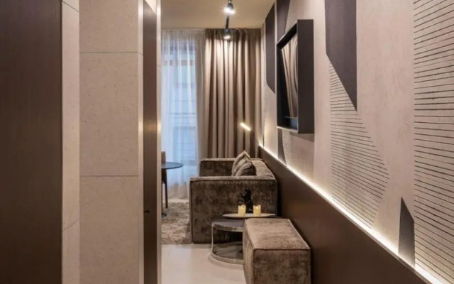 Twin studio apartments in the center near Most City