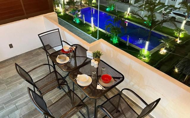 Penthouse Manzanillo exclusivo con alberca