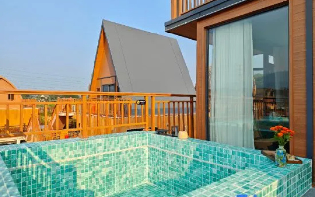 Longmen Nankunshan Night Flame · Fireworks World Lodging – Balcony – Huizhou