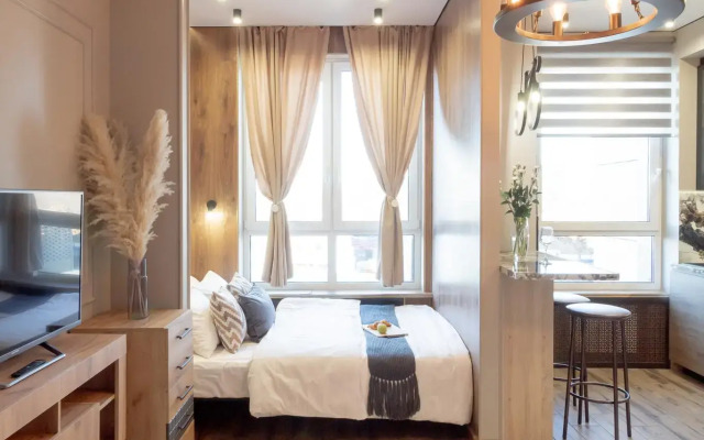 Банерджи Апартментс на улице Василия Ланового 1к1