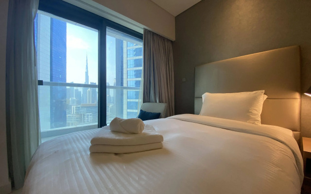 Lux BnB Paramount Tower I Burj Views