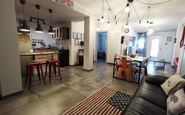 The black dog house