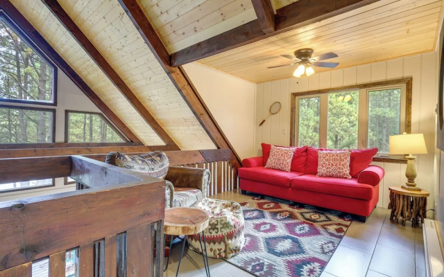 Deluxe A-frame Home w/ Game Room & Deck!